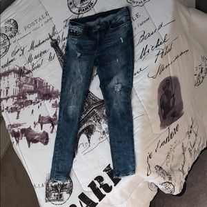 Express Mia Mid Rise Legging Jeans